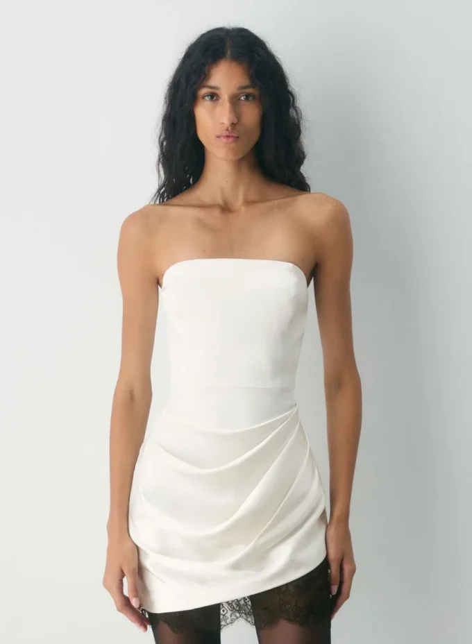 Vestido de satén Showtime