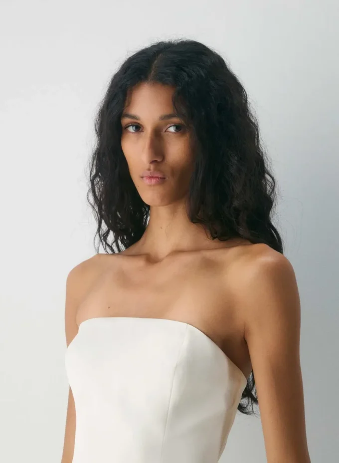 Vestido de satén Showtime