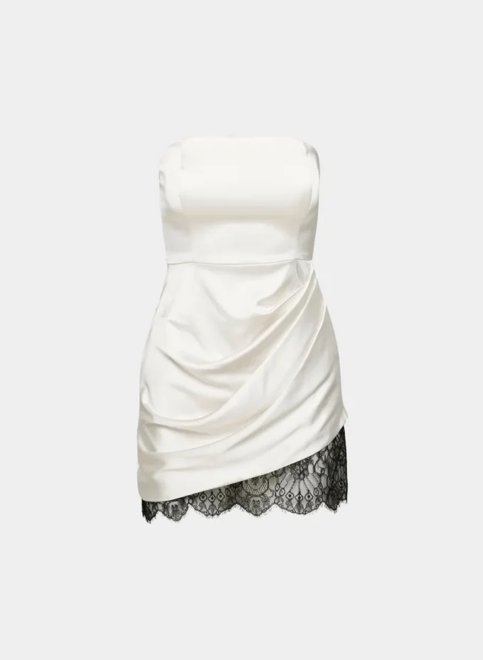 Vestido de satén Showtime