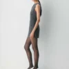 Vestido de talle alto