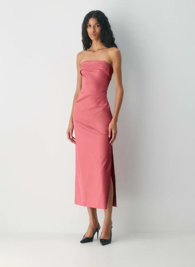 Vestido exclusivo de satén