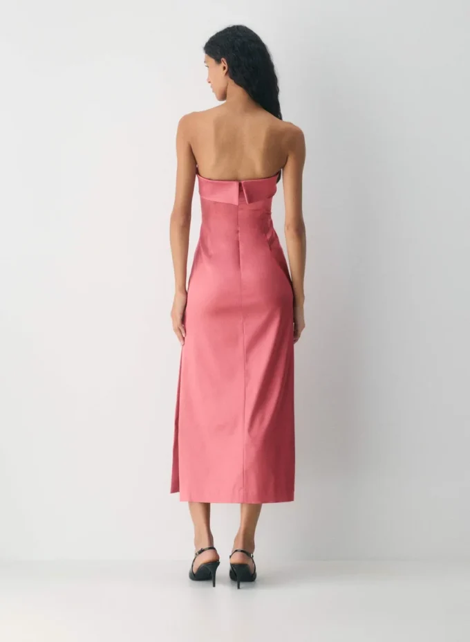 Vestido exclusivo de satén