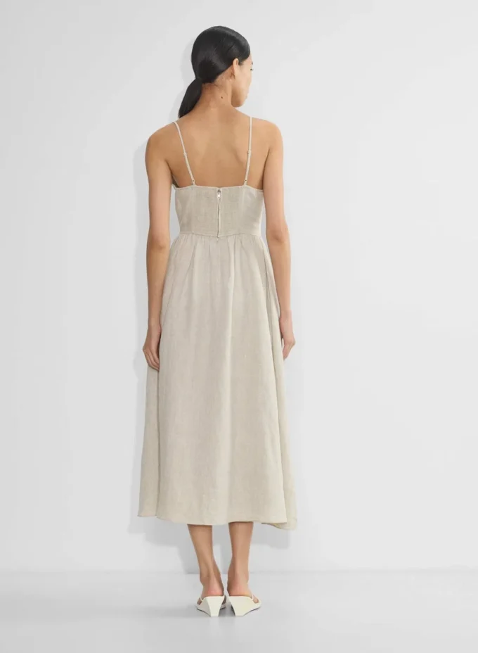 Vestido largo de lino Influence