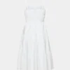 Vestido midi de popelín Martine
