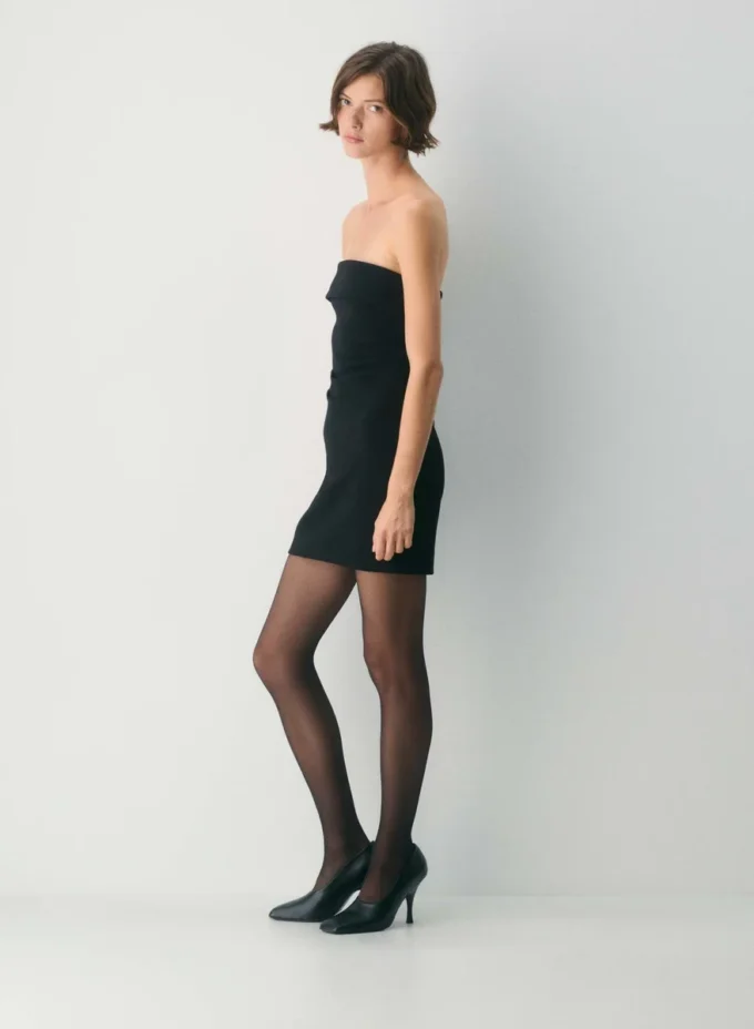 Vestido mini llamativo FigureKnit™