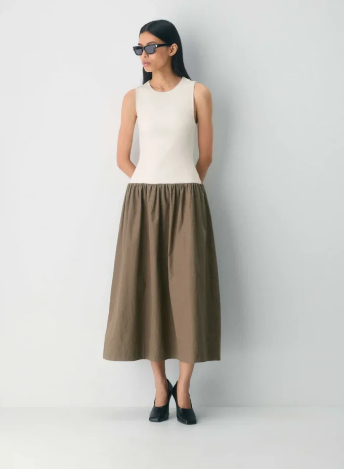 Vestido Worldly Poplin